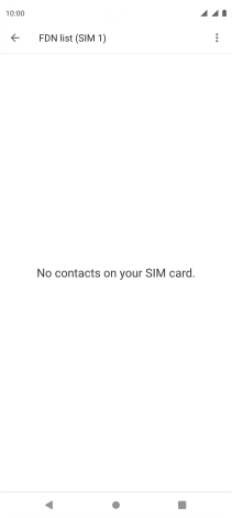 Press the menu icon.