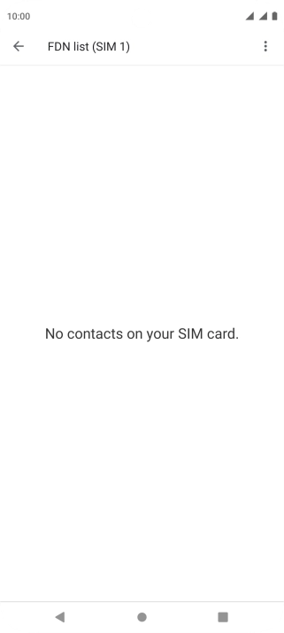 Press the menu icon.