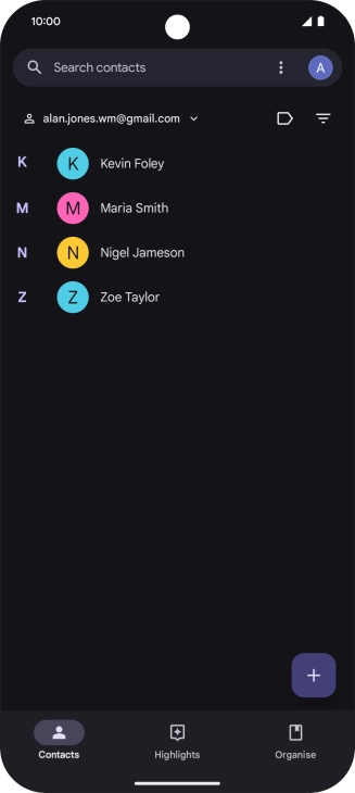 Slide your finger upwards starting from the bottom of the screen to return to the home screen.