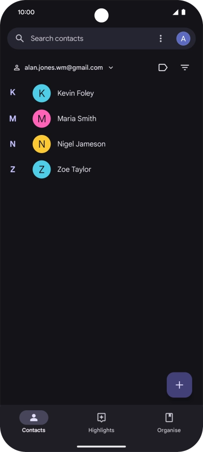 Slide your finger upwards starting from the bottom of the screen to return to the home screen.