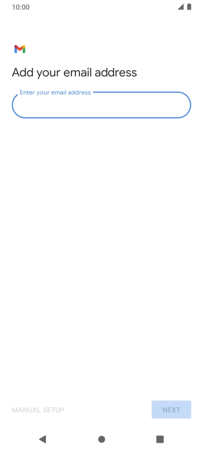 Press the field below 