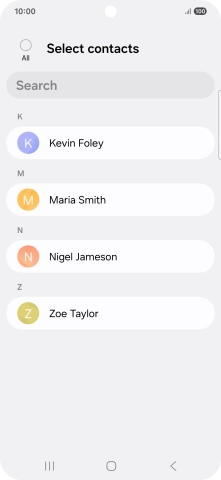 Press the field above 