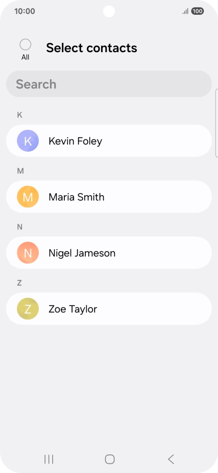 Press the field above 