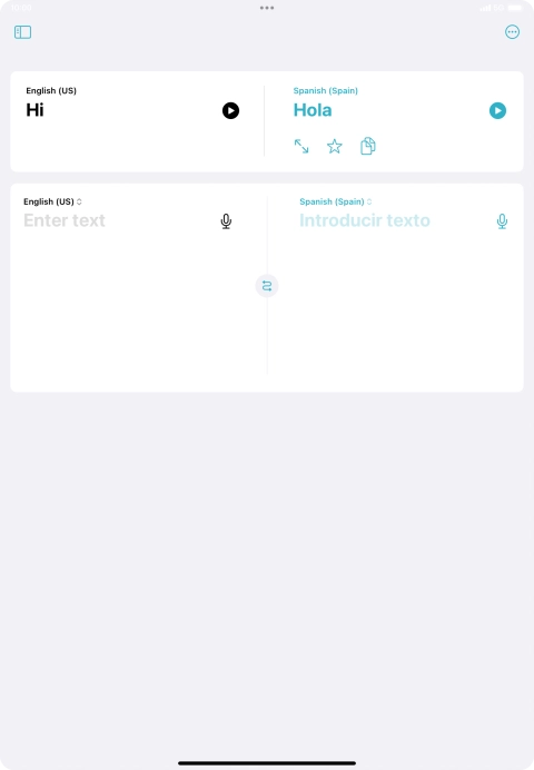 Press the screen size icon.