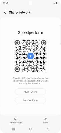 Place the QR code inside the camera frame on the other device to scan the code.