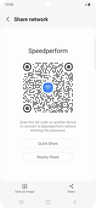 Place the QR code inside the camera frame on the other device to scan the code.