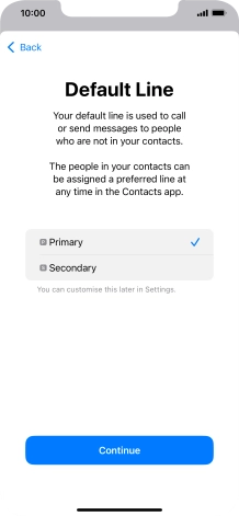 Press Continue. Press Continue.