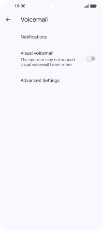 Press Advanced Settings. Press Advanced Settings.