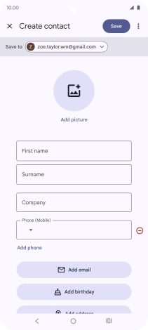 Press the drop down list next to 