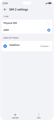 Press the name of the price plan.