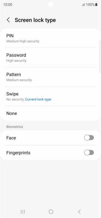 Press Fingerprints. Press Fingerprints.