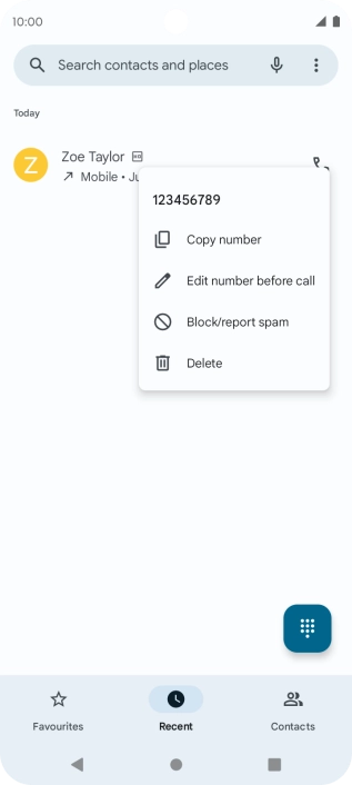 Press Block/report spam.