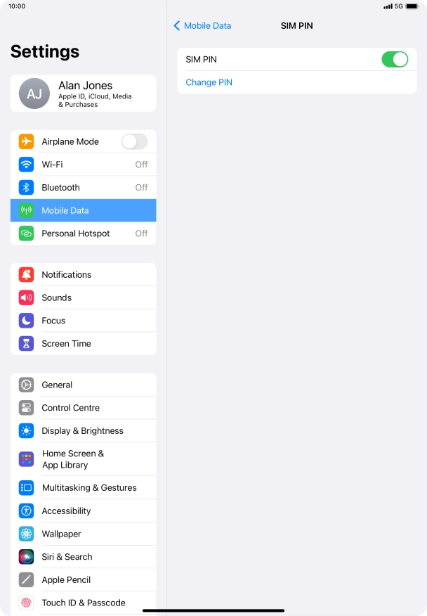 Press the indicator next to Press the indicator next to
