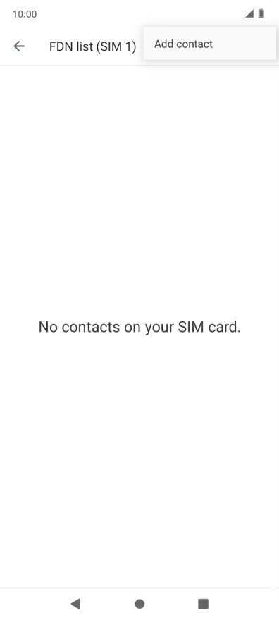 Press Add contact. Press Add contact.