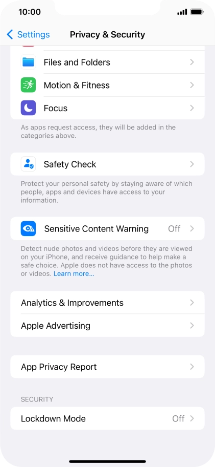 Press Sensitive Content Warning.