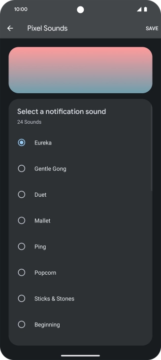 Press the required message tones to hear them.