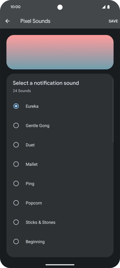 Press the required message tones to hear them.