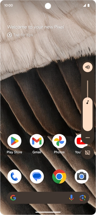Press the sound mode icon.