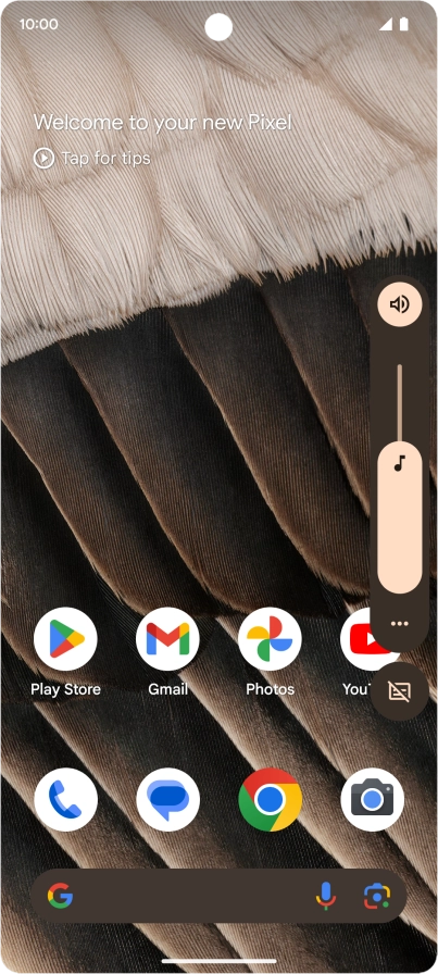Press the sound mode icon.