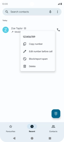 Press Block/report spam.