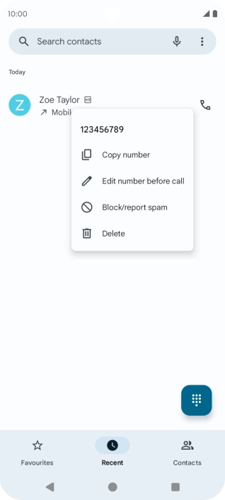Press Block/report spam.