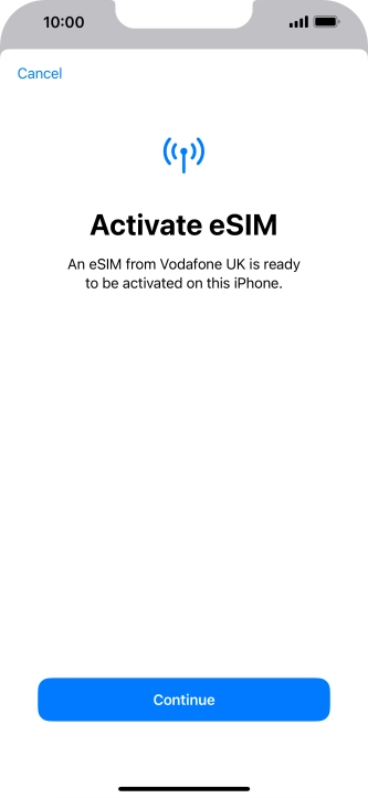 Press Continue. Press Continue.