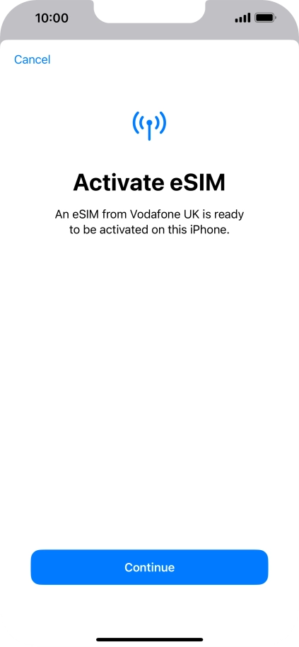 Press Continue. Press Continue.