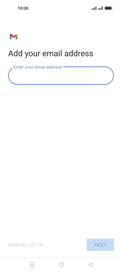 Press the field below 