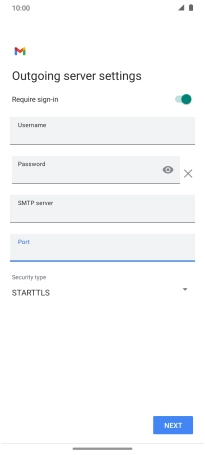 Press the drop down list below 