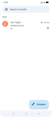 Slide your finger right starting from the left side of the screen. Slide your finger right starting from the left side of the screen.