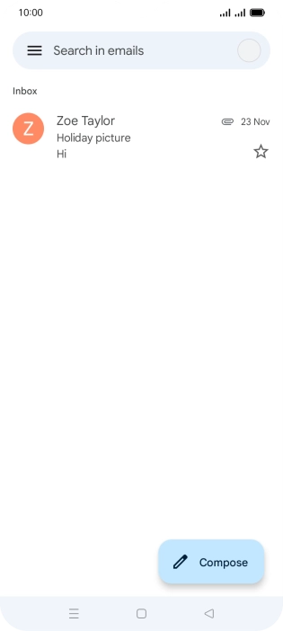 Slide your finger right starting from the left side of the screen. Slide your finger right starting from the left side of the screen.