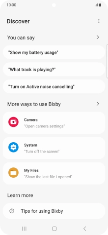 Press You can say for more examples.