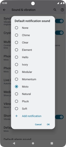 Press the required message tones to hear them.