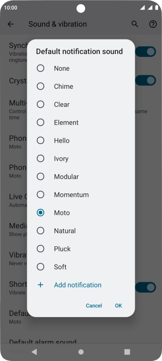 Press the required message tones to hear them.