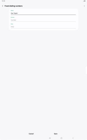 Press Number and key in the required phone number.