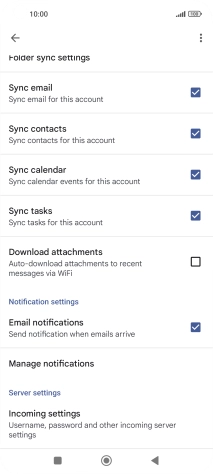 Press the field next to 