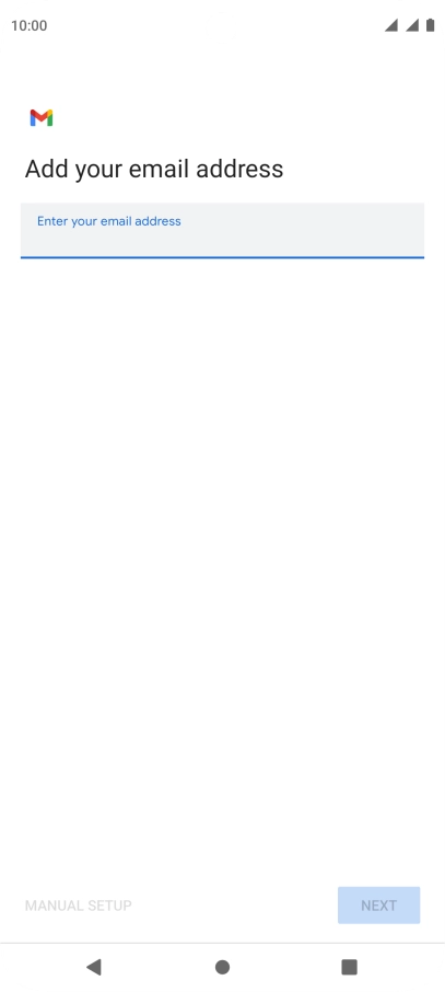 Press the field below 