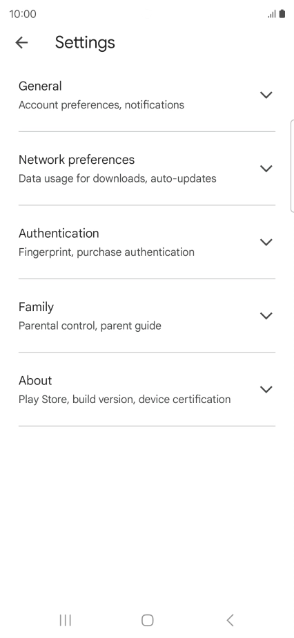 Press Network preferences.