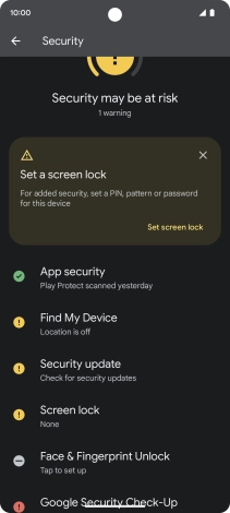 Slide your finger upwards starting from the bottom of the screen to return to the home screen.