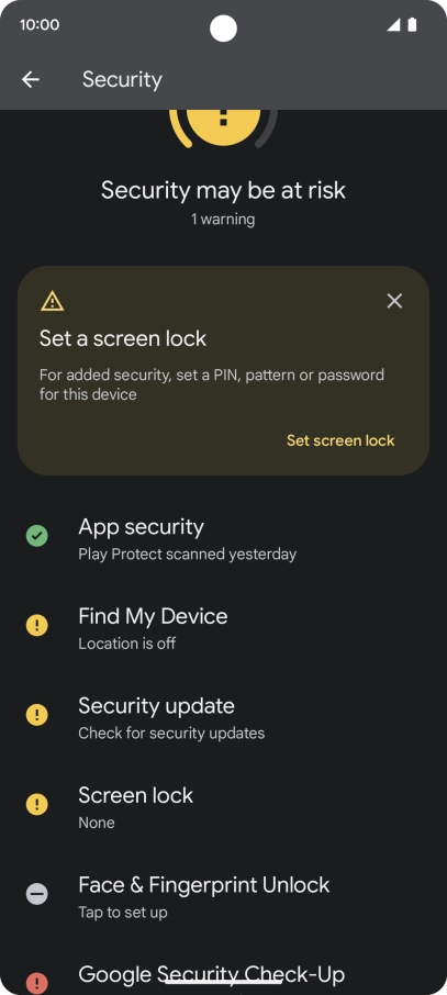 Slide your finger upwards starting from the bottom of the screen to return to the home screen.