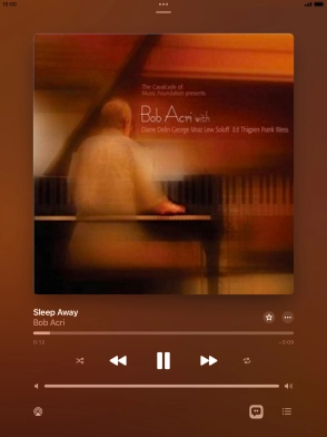 Press arrow right to go to the next audio file.