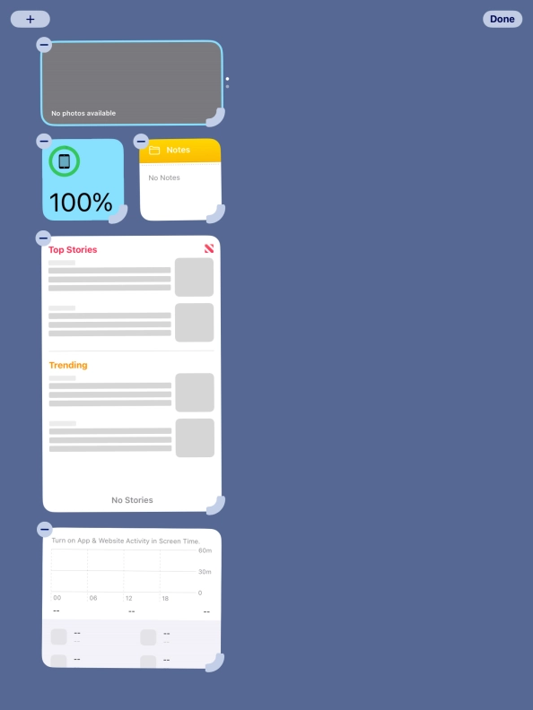 Press the add icon. Press the add icon.