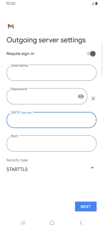 Press the field below 