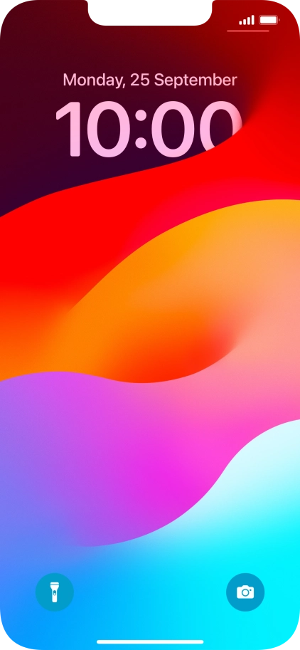 Press and hold anywhere on the lock screen. Press and hold anywhere on the lock screen.