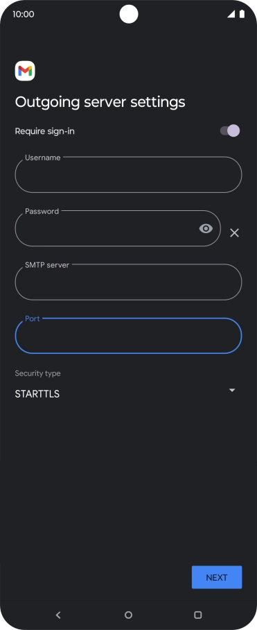 Press the drop down list below 