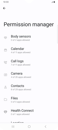 Press the required phone function. Press the required phone function.