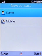 Select Name and key in the required name.