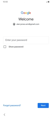 Press the field below 