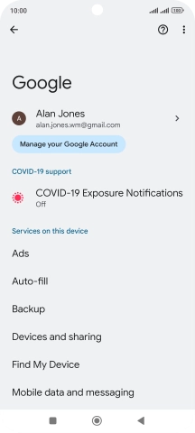 Press Find My Device.