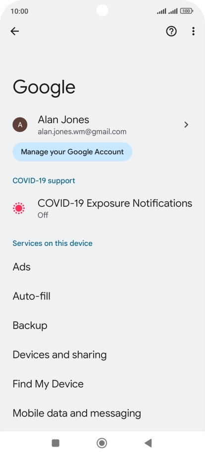 Press Find My Device.